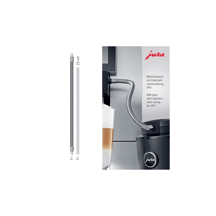 Jura Milk Pipe with Stainless Steel Casing – Re-Caffeinated Jura Milk Pipe with Stainless Steel Casing – Re-Caffeinated