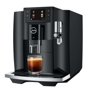 Jura E8 Automatic Coffee Machine Piano Black (INTC)