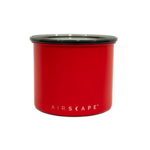 Airscape Classic 4 inch Coffee Canister - Matte Red