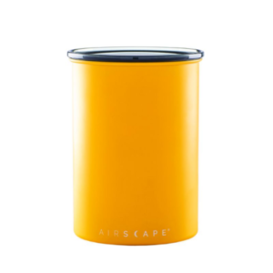 Airscape Classic 7 inch Coffee Canister - Matte Yellow