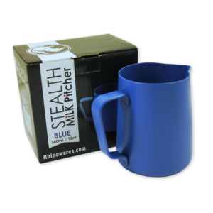Rhinowares Stealth Blue Milk Jug 360ml/12oz
