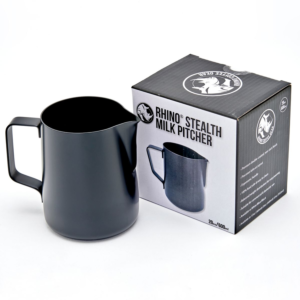 Rhinowares Stealth Black Milk Jug 600ml/20oz