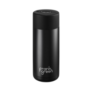 Frank Green Ceramic Reusable Coffee Cup - 16oz/475ml - Midnight Black