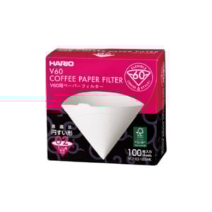 Hario V60 Paper Filters 2 Cup (100) Box