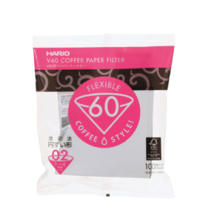 Hario V60 Paper Filters 2 Cup (100), 100pk, Pour Over, Coffee Filters