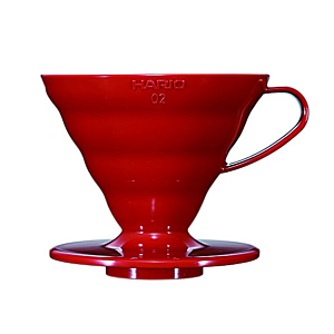 Hario V60 Dripper Plastic Red 2 Cup