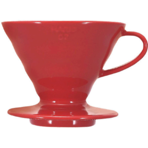 Hario V60 Dripper Porcelain 1 Cup Red