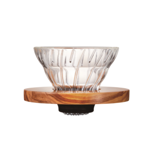 Hario V60 Olive Wood Dripper - 1 Cup