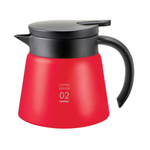 Hario V60 Insulated Stainless Server Red 600ml