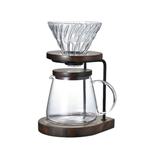 Hario Drip Stand Set 600ml - Walnut