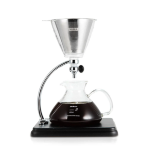 Yama Silverton Coffee & Tea Dripper - Black SS