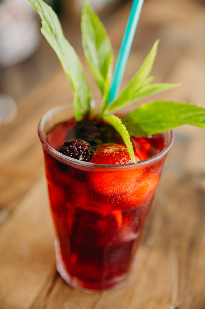 Iced Tea Served at Crema Coffee Garage