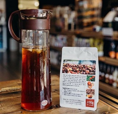 Cascara Cold Brewed Tea with the Mizudashi Cold Brew Pot