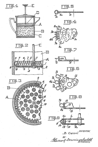 Cassol French Press Patent 1935