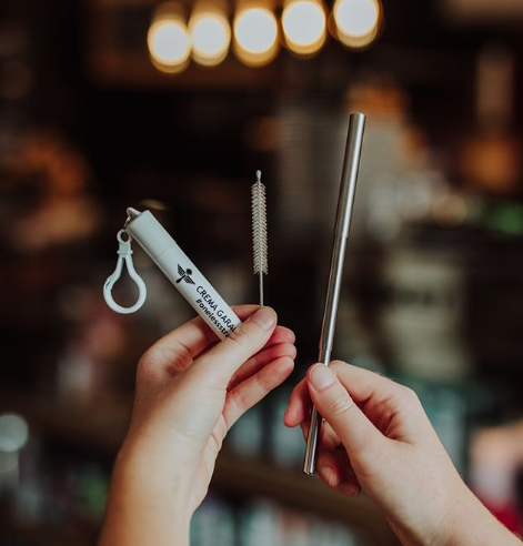 Crema Reusable Stainless Straw