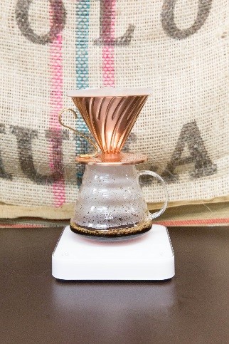 pour over, brewing guide, step 5