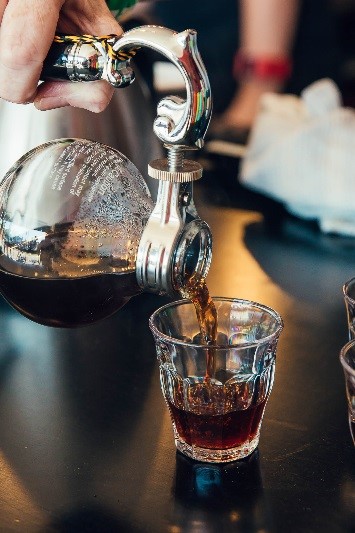 syphon, brewing guide, step 7