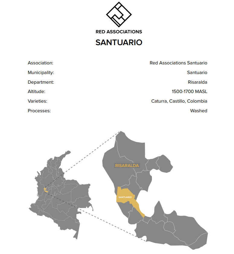 Red Associations Risaralda Santuario Colombia
