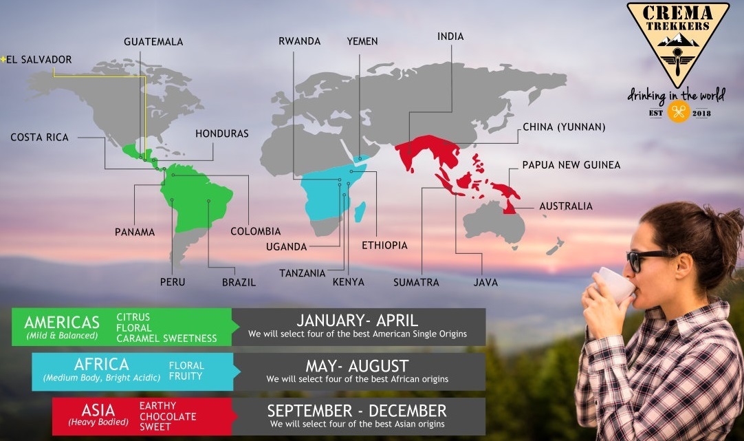 Crema Trekkers El Salvador La Providencia Single Origin Coffee