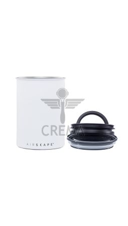 Airscape 7" Coffee Bean Canister - Chalk White 