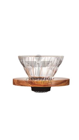 Hario V60 Olive Wood Dripper - 1 Cup