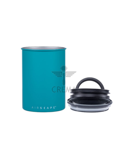 Airscape Classic 7 inch Coffee Canister - Matte Turquoise