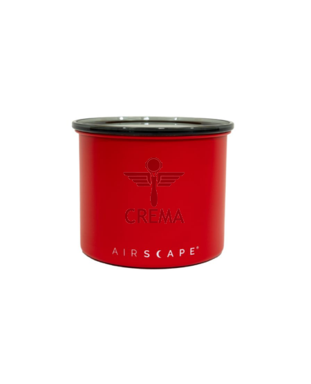 Airscape Classic 4 inch Coffee Canister - Matte Red