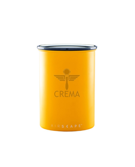 Airscape Classic 7 inch Coffee Canister - Matte Yellow
