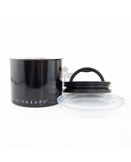 Planetary Design Airscape Classic 4 inch Coffee Canister, Obsidian Black