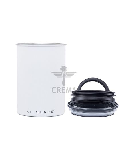 Airscape 7" Coffee Bean Canister - Chalk White 