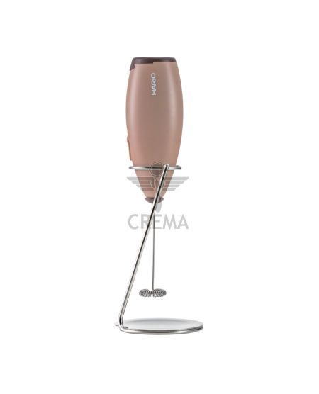 Buy Hario Creamer Qto Milk Frother Online  Matt Blatt. The coffee  lover’s dream gadget. Hario’s Brown Creamer Qto Milk Frother is  a hand-held milk frother that is battery operated and easy