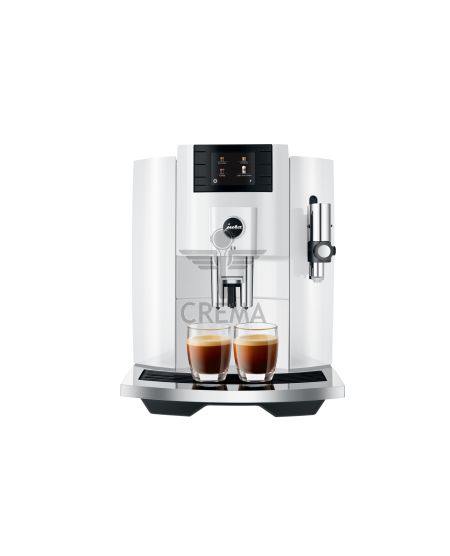 Jura E8 Automatic Coffee Machine 2021 Model - White