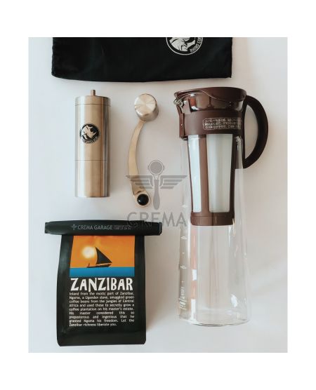 Mizudashi 1L & Hand Grinder Coffee Gift Pack