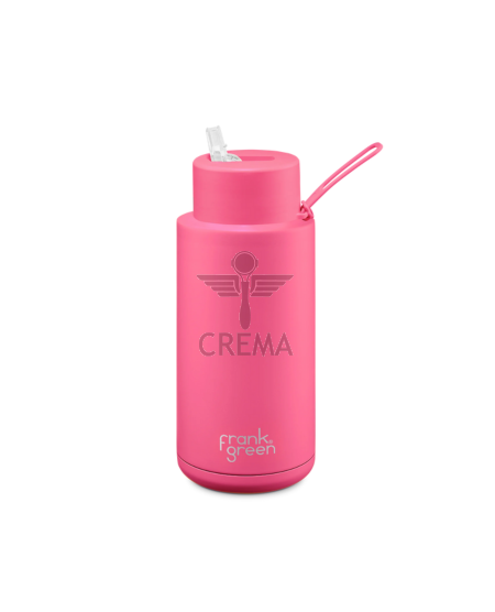 Frank Green Reusable Water Bottle - 34oz Neon Pink