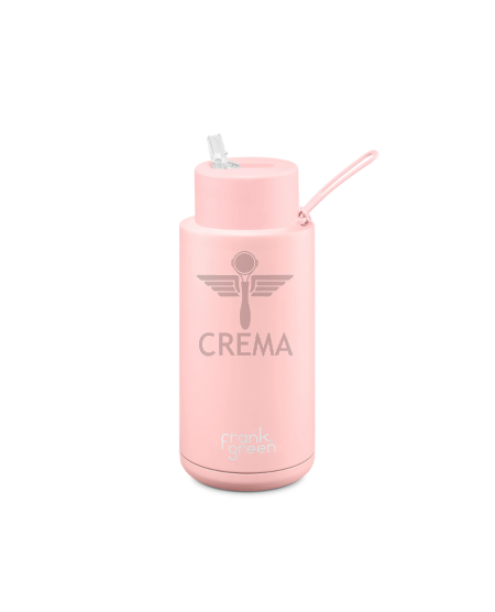 Frank Green Ceramic Reusable Bottle - 34oz/1,000ml - Blushed Pink
