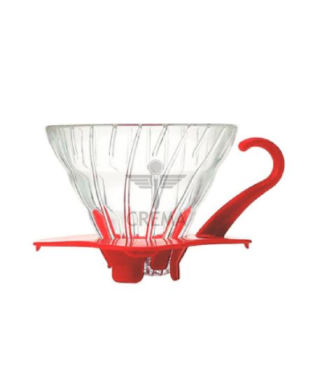 Hario V60 Dripper Glass Red 1 Cup