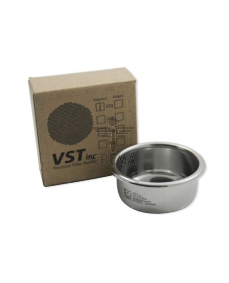 VST Filter Basket - 58mm Group Handle, 22g Ridgeless Double Basket