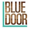 blue door cafe and kiosk logo
